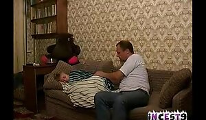 Real father and daughter homemade sextape