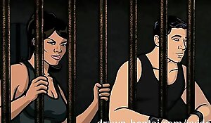Archer manga - jail sex with lana