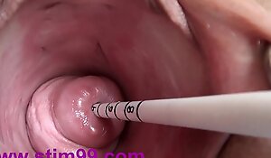 Extreme real cervix fucking insertion japanese sounds and objects in uterus