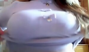 Horny legal age teenager with biggest milk cans play with her toy on livecam - camshot.us