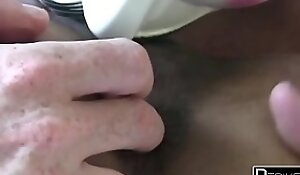 Asian slattern gets her pussy hard fingered.