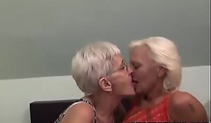 Hairy Granny Tries Lesbian Sex