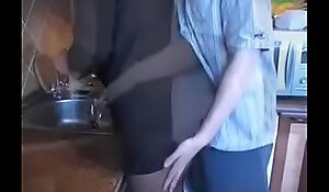 Sex wife fucked in the cookhouse