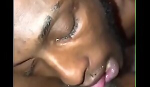 Ghana guy  from Cape Coast sucking her girlfriend pussy until she squirts