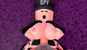 Big tit Roblox girl gives dude a Boobjob in eradicate affect route at 4PM xvids ver