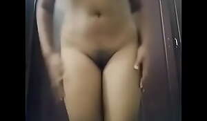 Mallu nimmi removing bra panty coupled with showing